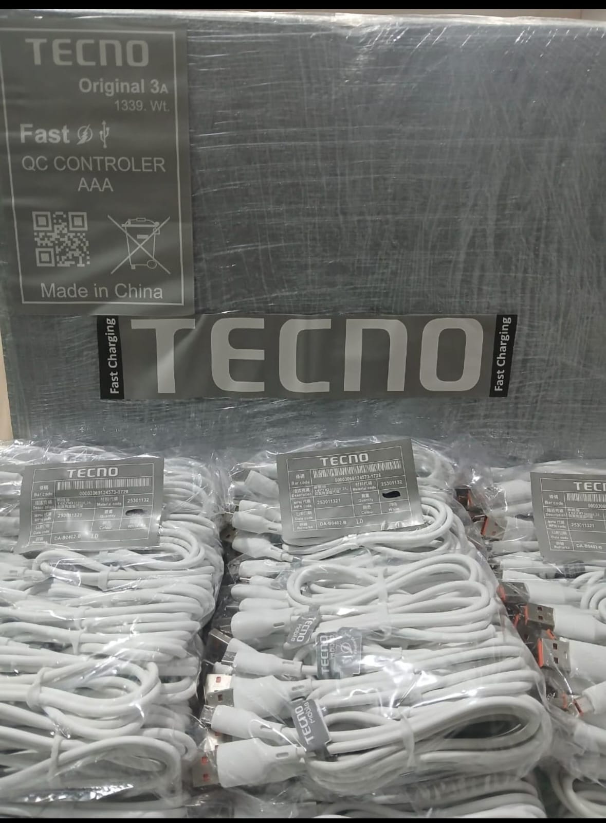 Tecno Branded Cable ultra Fast Data + charging cable