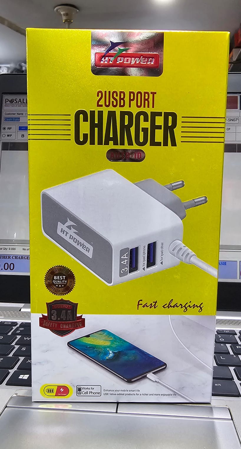 2-USB Ports Charger Fast Charging