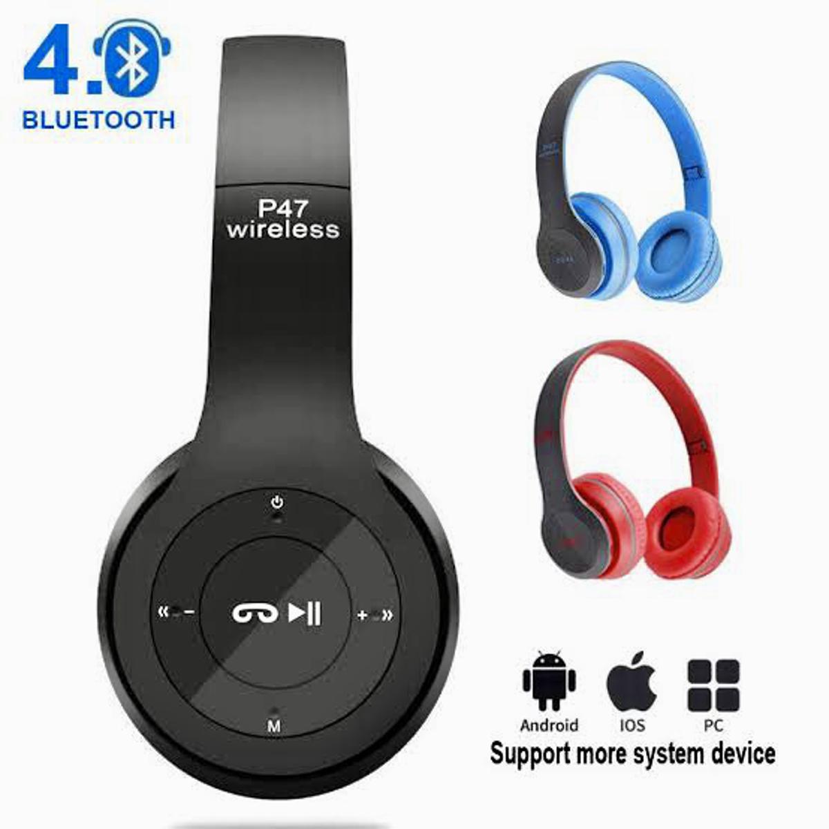 Wirless Headphone P47 5.0+EDR Bluethooth 4.0